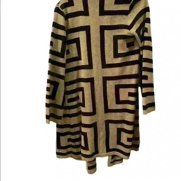 Sunny Leigh Black and Gold Cardigan - Picture 2 of 3
